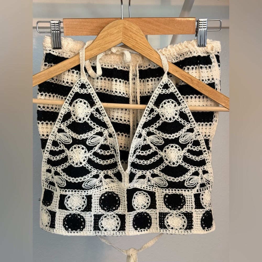 POL Crochet Set (Black/Multi) ONE SIZE